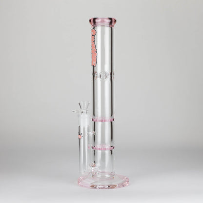 Ganjavibes | Honeycomb 14 Inches Two Disk Percolator Glass Bong By Irie Vibes Series