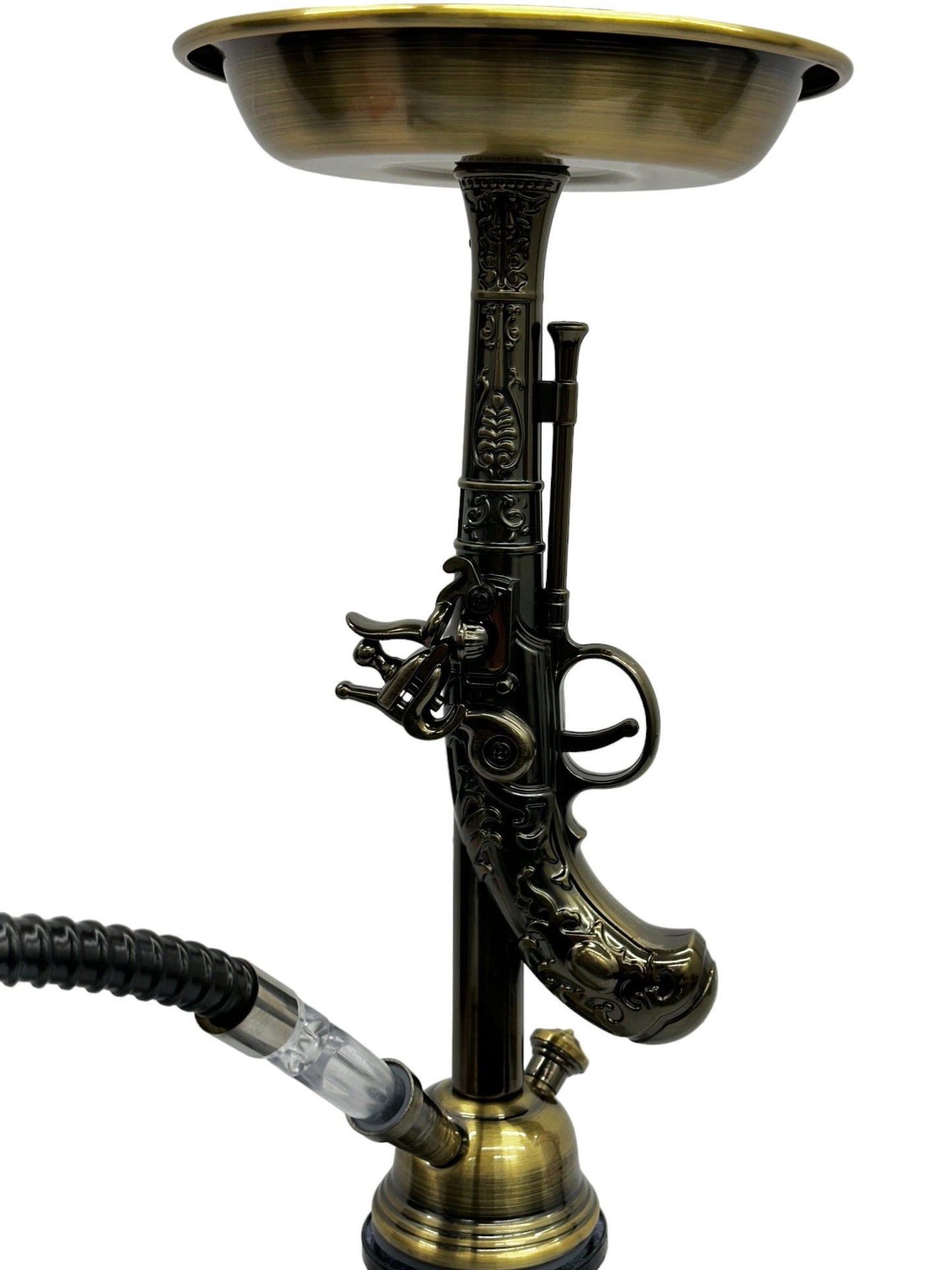 Zebra | 21" Smoke Wild West Gun Single Hose Hookah