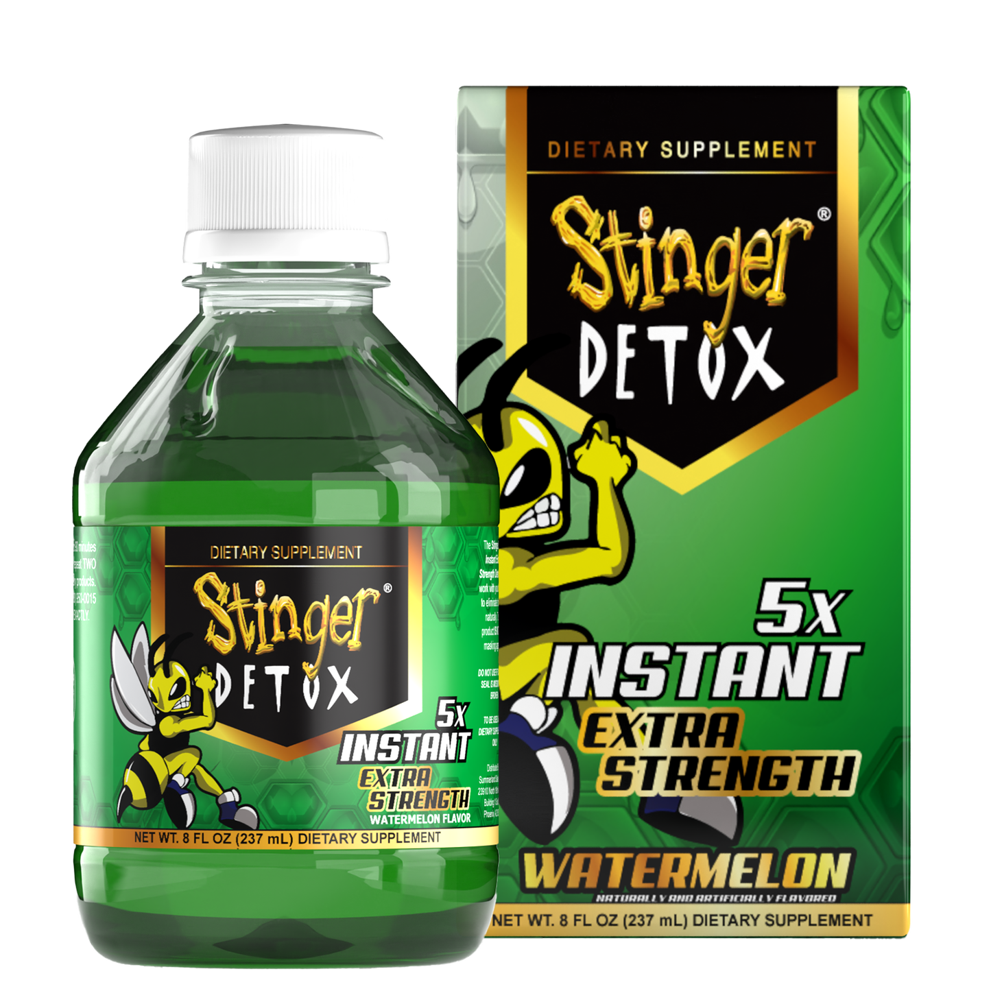 Stinger Detox | 5X Instant Extra Strength Drink – Watermelon (8 fl oz)