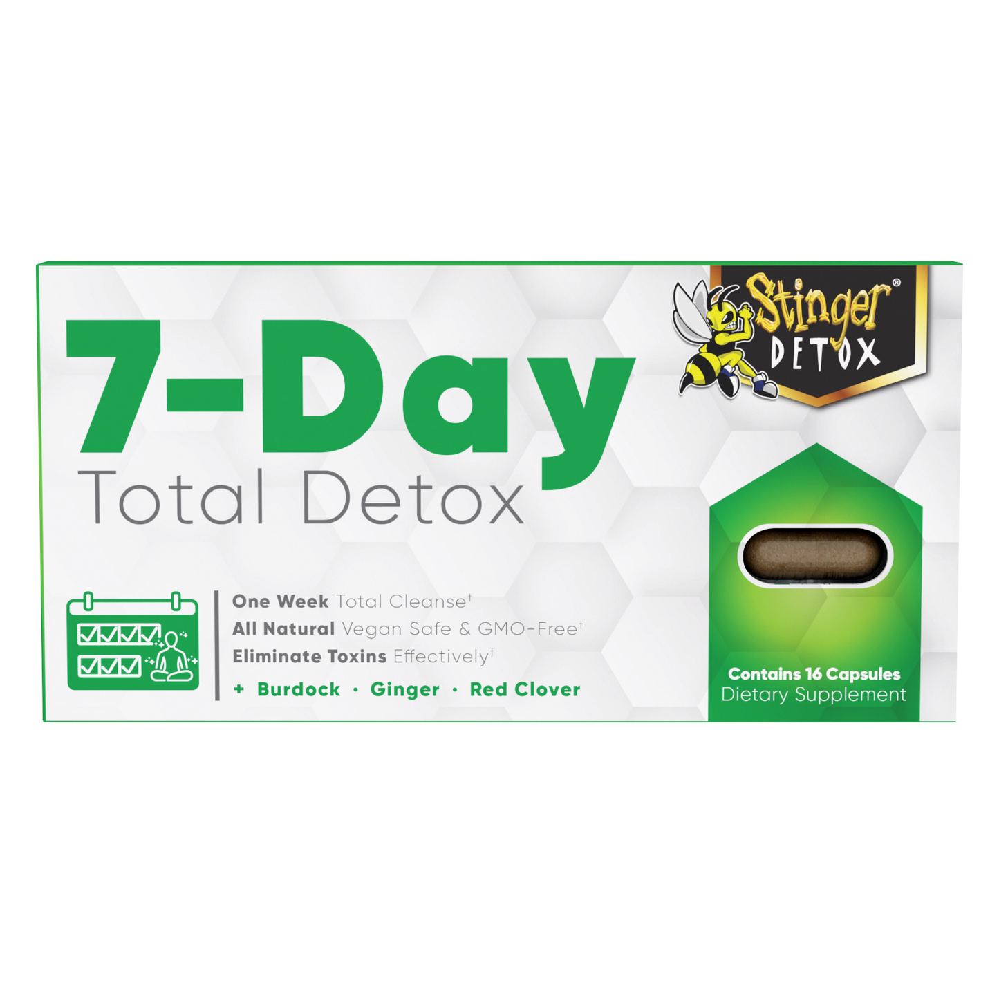 Stinger Detox | 7-Day Total Detox Permanent Cleanser Capsules