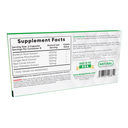 Stinger Detox | 7-Day Total Detox Permanent Cleanser Capsules