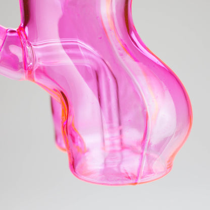 4″ Pink Lady Soft Glass Bong [TX218]