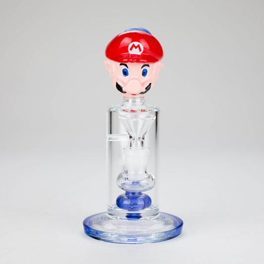 7″ Cartoon Character Glass Bong with water diffuser [C8020]