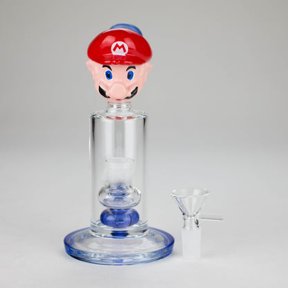 7″ Cartoon Character Glass Bong with water diffuser [C8020]