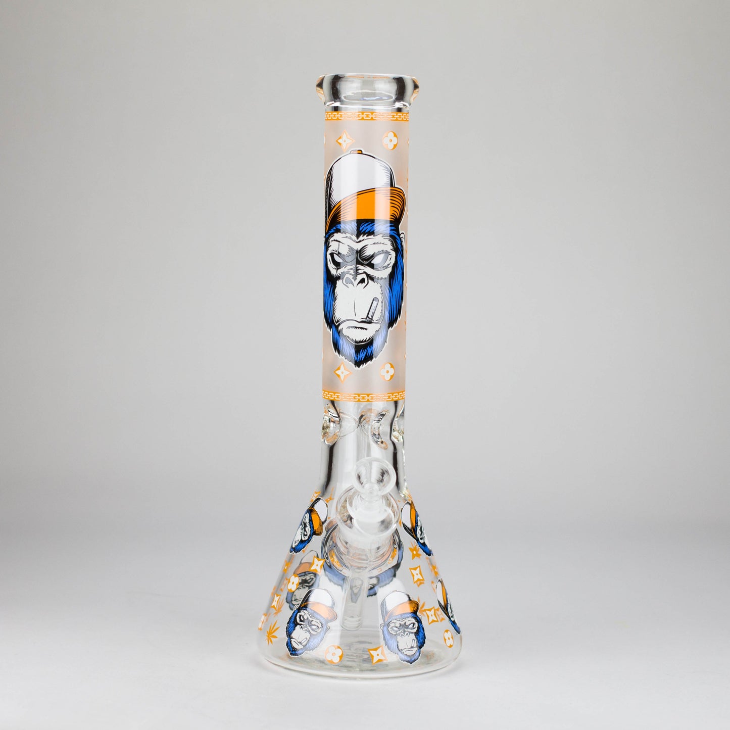 13″  7mm Glass Beaker Bong  [DCK-019]