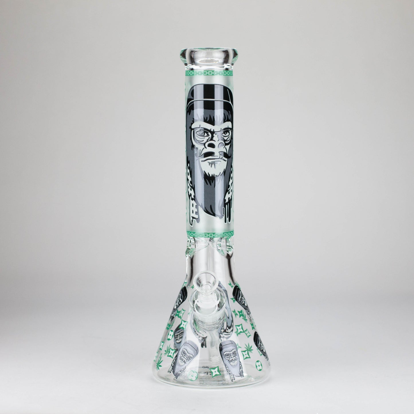 13″  7mm Glass Beaker Bong  [DCK-019]