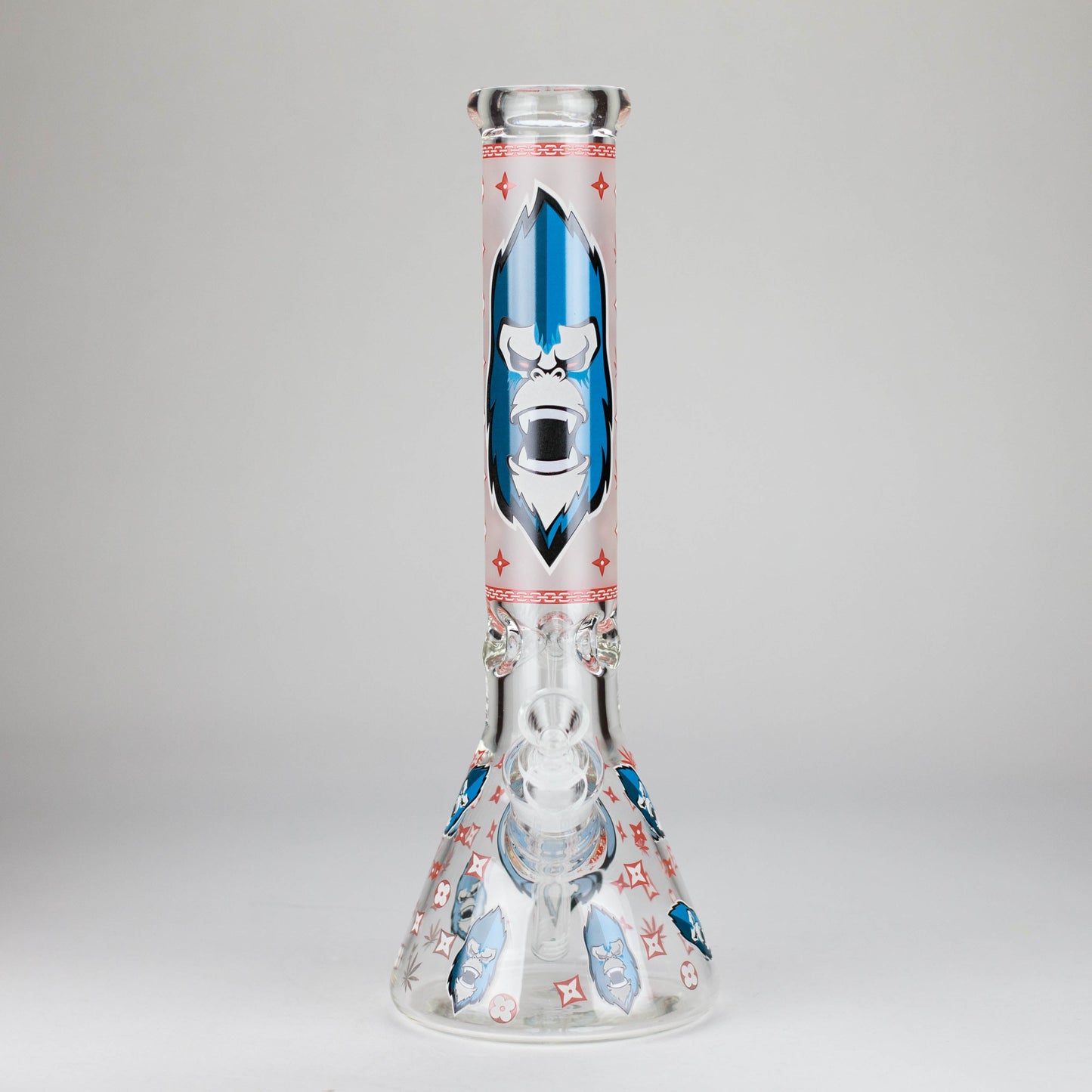 13″  7mm Glass Beaker Bong  [DCK-019]