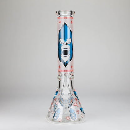 13″  7mm Glass Beaker Bong  [DCK-019]