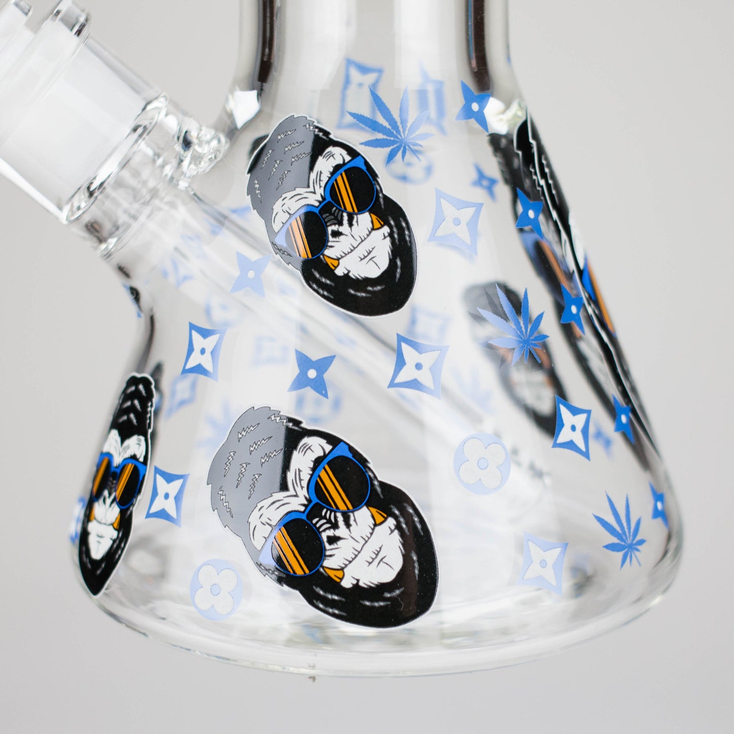 13″  7mm Glass Beaker Bong  [DCK-019]