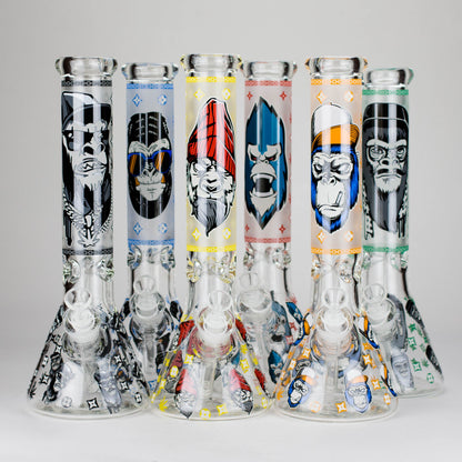 13″  7mm Glass Beaker Bong  [DCK-019]