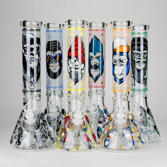 13″  7mm Glass Beaker Bong  [DCK-019]