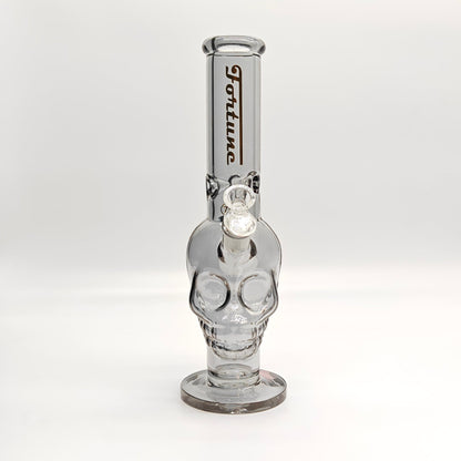 Fortune | Electroplated Skull 14" 7mm Glass Bong [SK144407E]