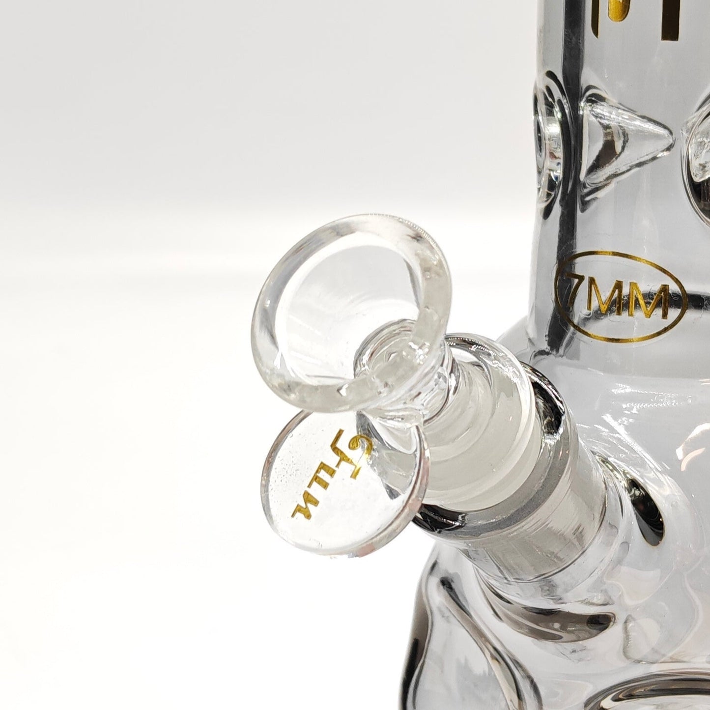 Fortune | Electroplated Skull 14" 7mm Glass Bong [SK144407E]