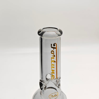 Fortune | Electroplated Skull 14" 7mm Glass Bong [SK144407E]