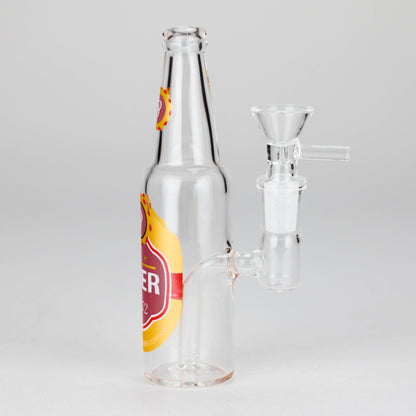 6″ Beer Bottle Design Glass Bong [WP4511S]
