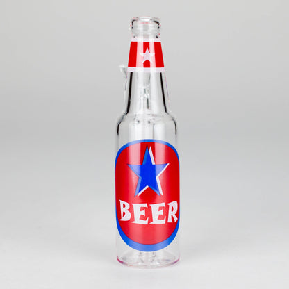 6″ Beer Bottle Design Glass Bong [WP4511S]