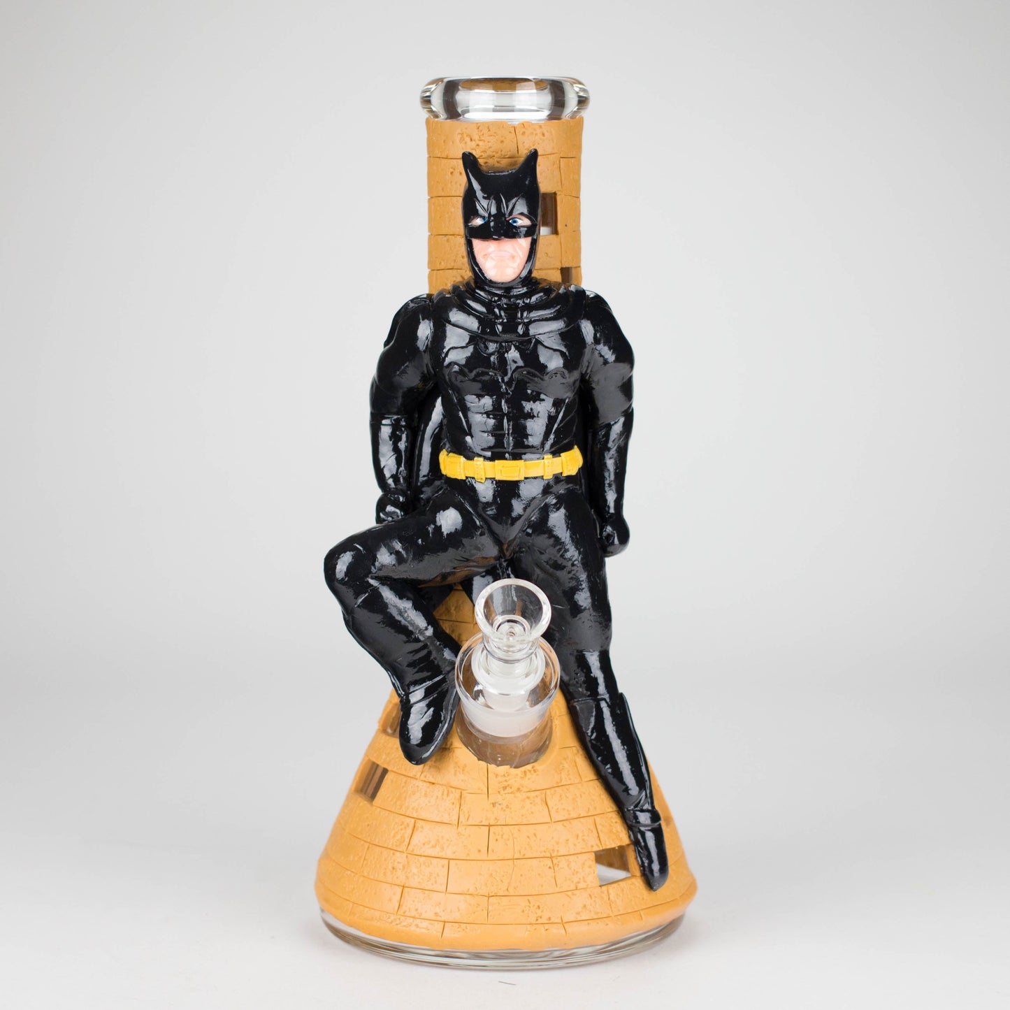 12" Bat Hero Tower Glass Bong – 9mm Thick Collectible Glass