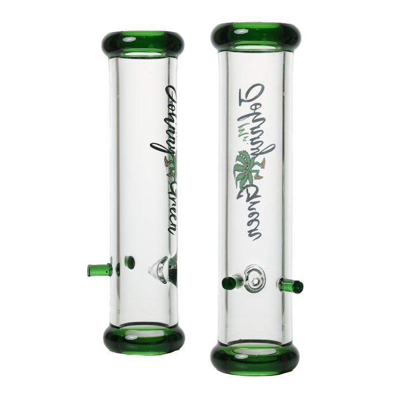 Johnny Green | 10″ 7mm Steamroller Glass – Green (MJG-016)