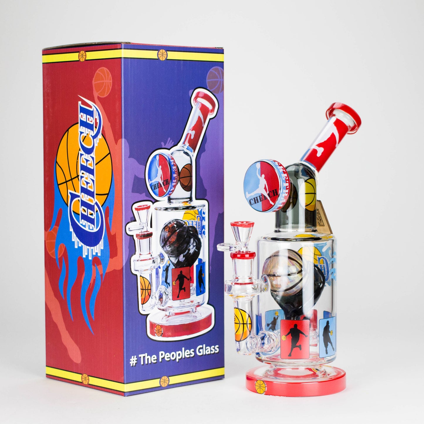 Cheech | 12″ Dunked Out Basketball Bong – CHE‑360