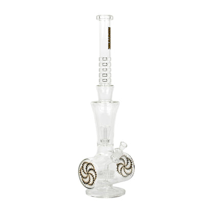 Red Eye Tek® |  30" Tall Zenith Tube W/Crop Circle Motif, Chandelier & Showerhead