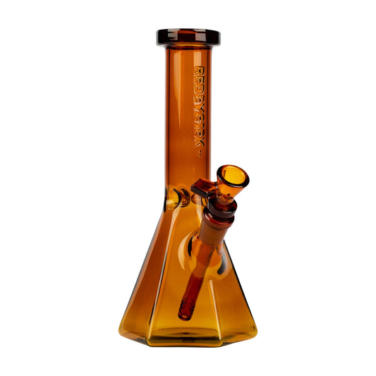 Red Eye Tek® | 10" Tall Amber Hextatic Tube W/Six Sided Pyramid Base