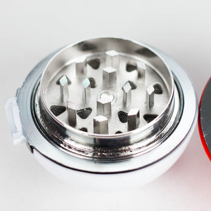 Character Grinder – 3-Part Herb and Tobacco Grinder | 53mm Red Ball Design