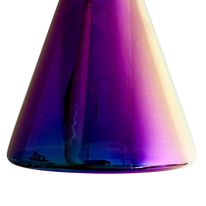 Fortune | 10"  5mm Electroplate Glass Bong- Assorted Colour