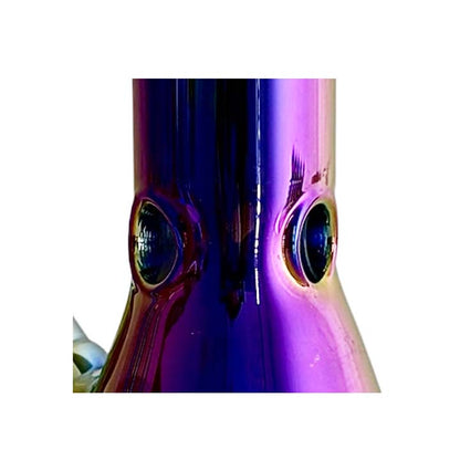 Fortune | 10"  5mm Electroplate Glass Bong- Assorted Colour