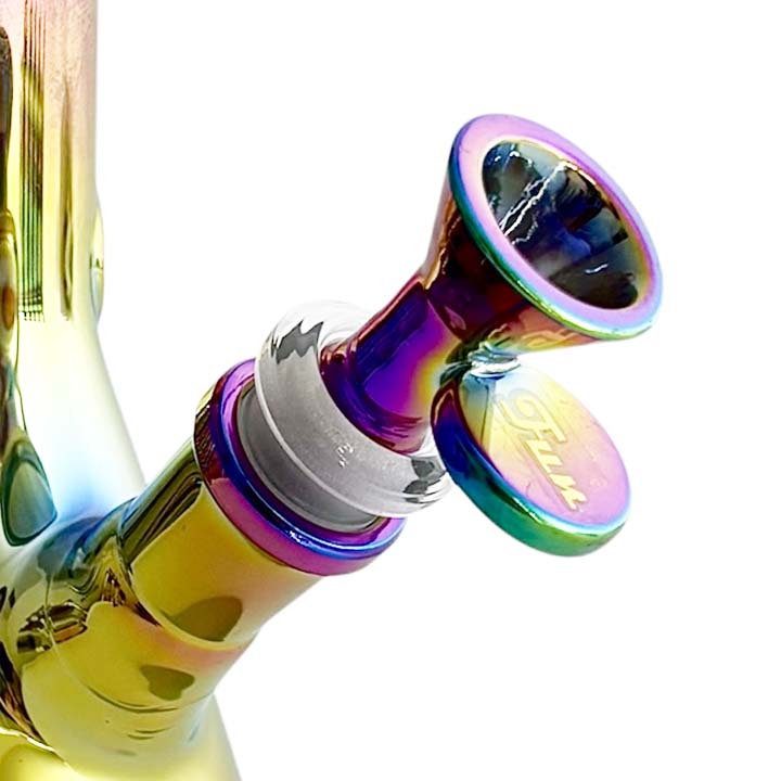Fortune | 10"  5mm Electroplate Glass Bong- Assorted Colour