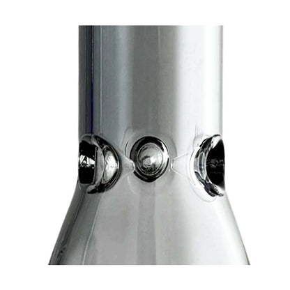 Fortune | 14"  4mm Electroplate Glass Bong- Assorted Colour