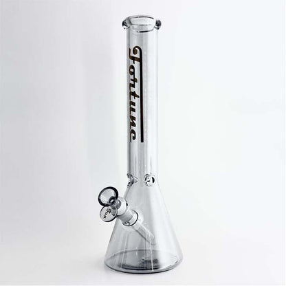 Fortune | 14"  4mm Electroplate Glass Bong- Assorted Colour