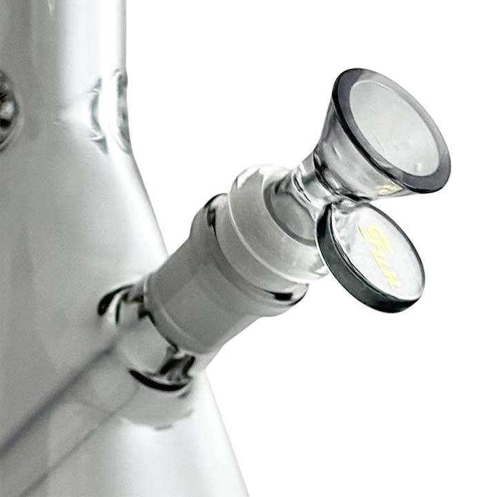 Fortune | 14"  4mm Electroplate Glass Bong- Assorted Colour