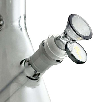 Fortune | 14"  4mm Electroplate Glass Bong- Assorted Colour