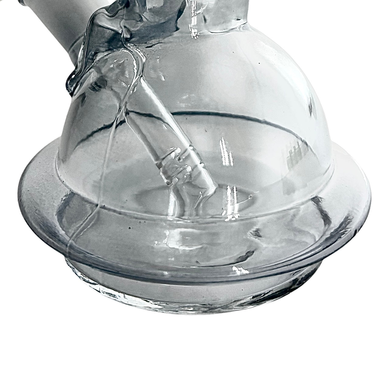 5" Alien Design Glass Bong – Compact & Stemless