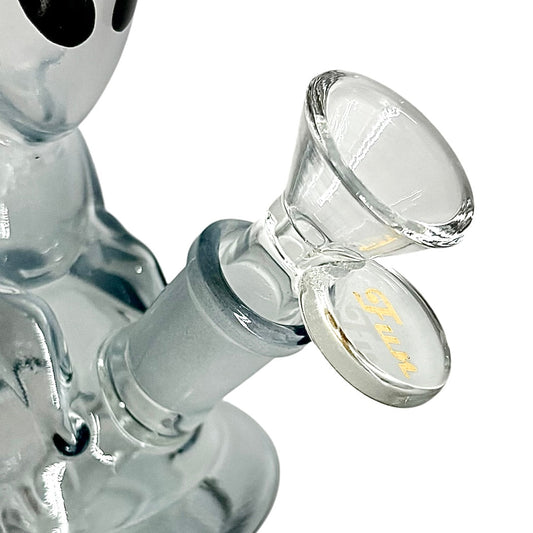 5" Alien Design Glass Bong – Compact & Stemless