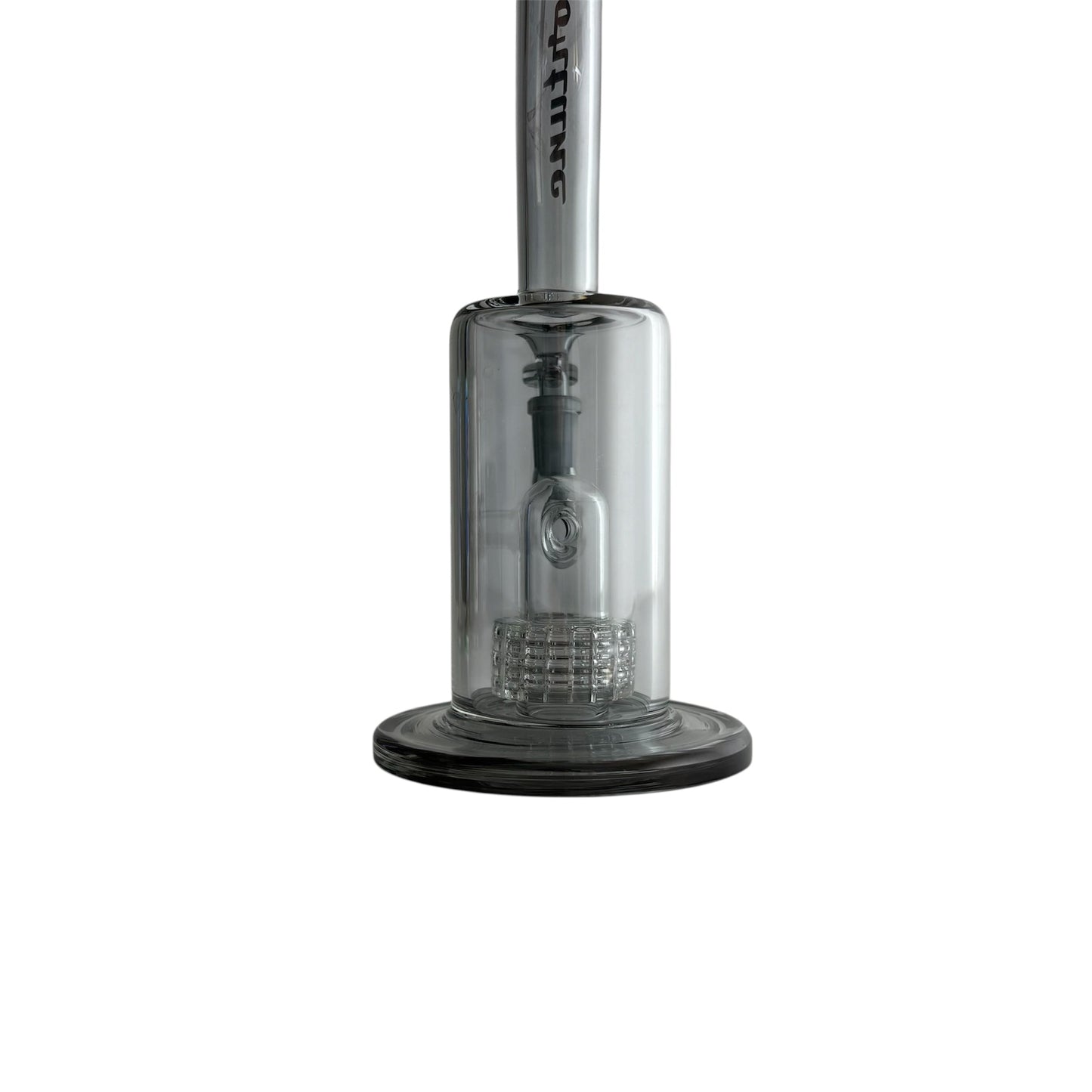 10" Electroplated With Perc Glass Bong