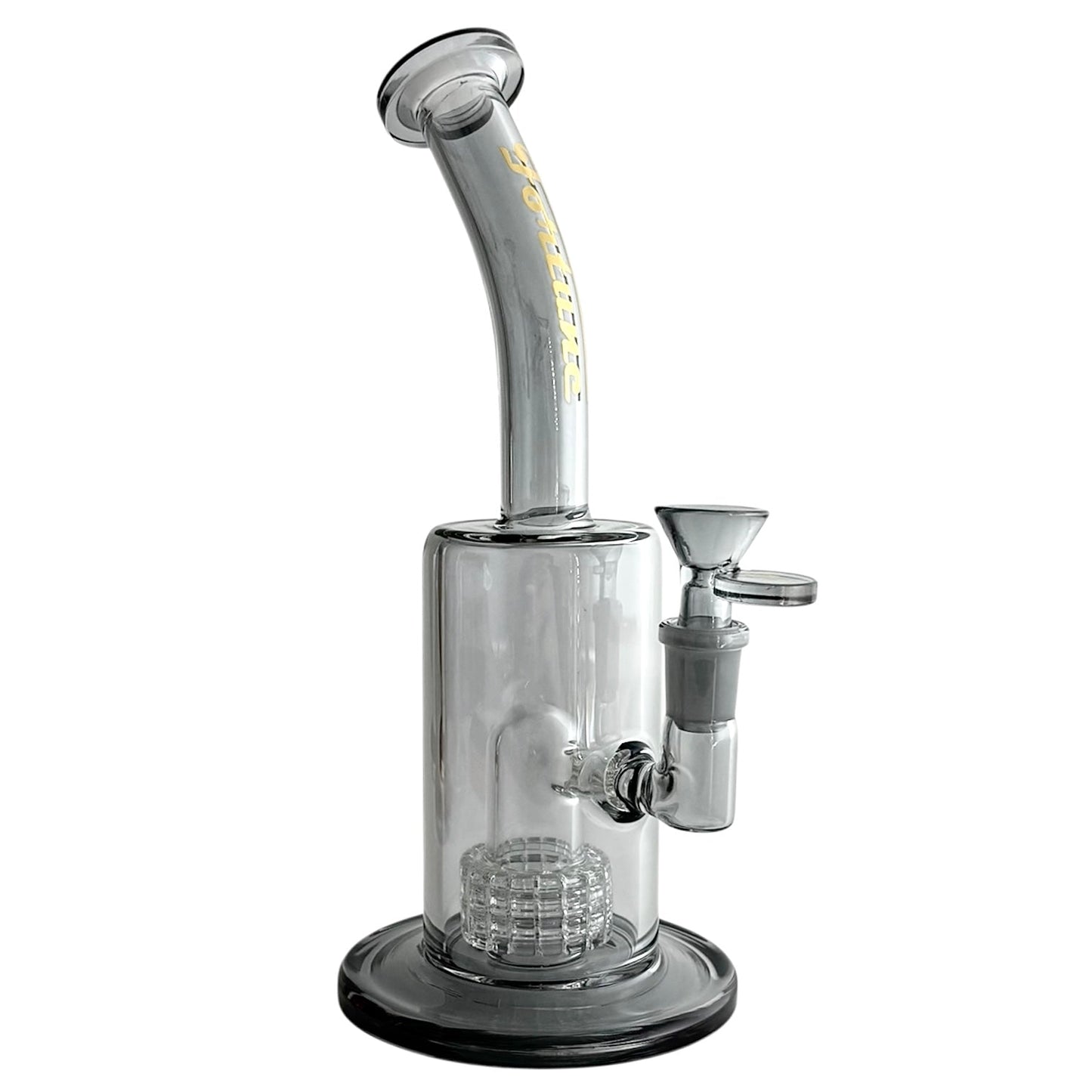 10" Electroplated With Perc Glass Bong