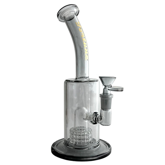 10" Electroplated With Perc Glass Bong