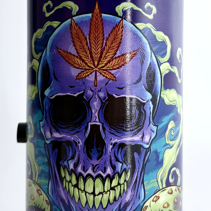 Electric Lamp Bong Set-Skull