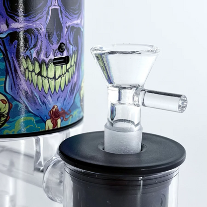 Electric Lamp Bong Set-Skull