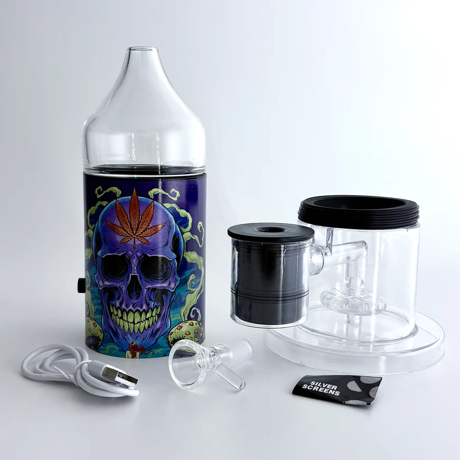 Electric Lamp Bong Set-Skull