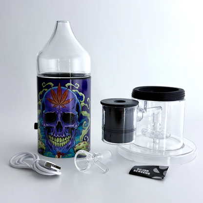 Electric Lamp Bong Set-Skull
