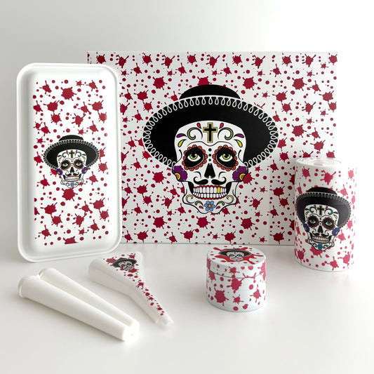 Smoking Día de los Muertos Accessory Gift Set