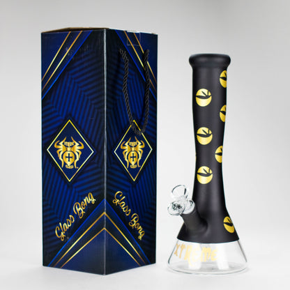 Xtreme | 13″ 7mm Vase Shape Beaker Bong with Window – (XTR-1009)