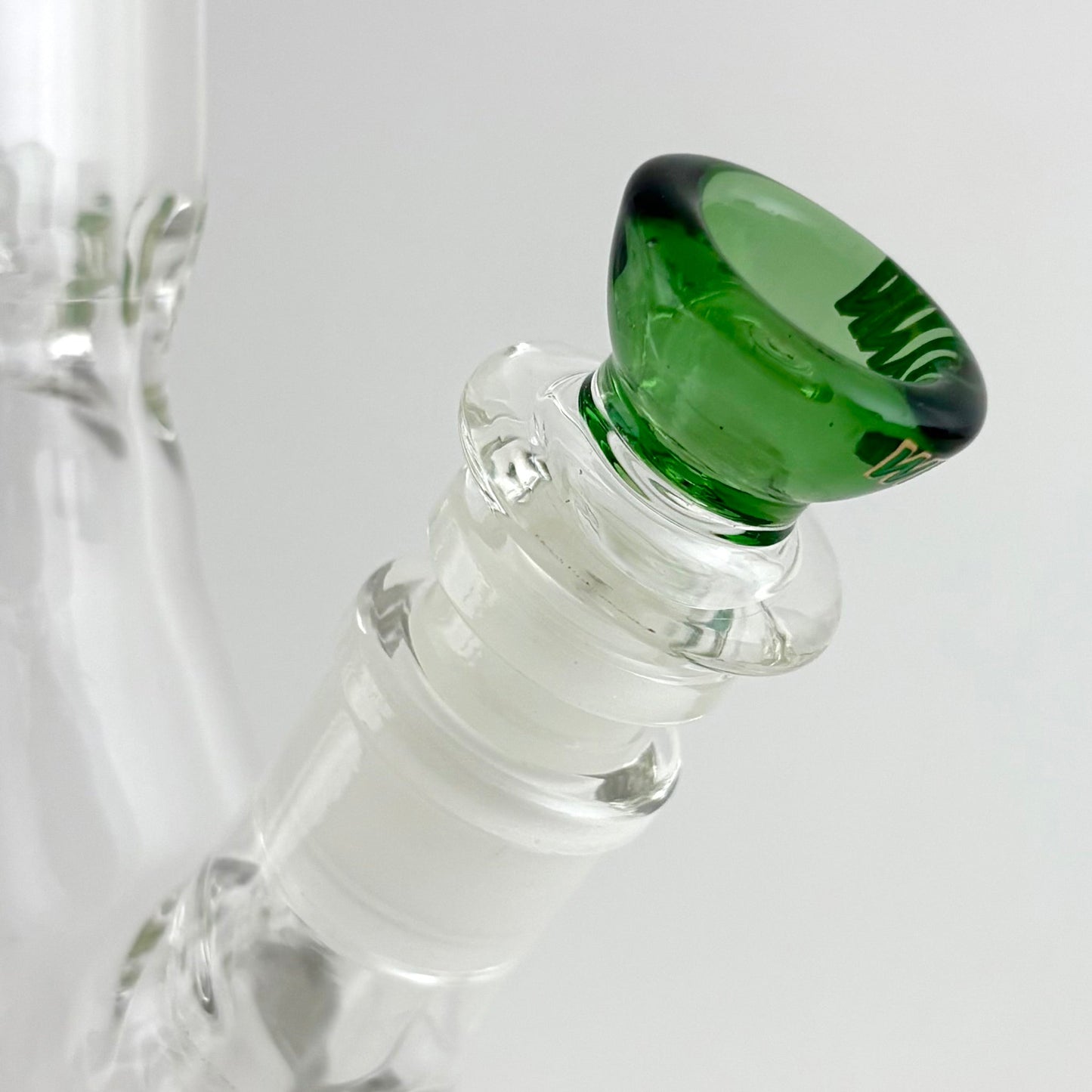 Wellcann | 17" Thickened Base Chrome Beaker Glass Bong