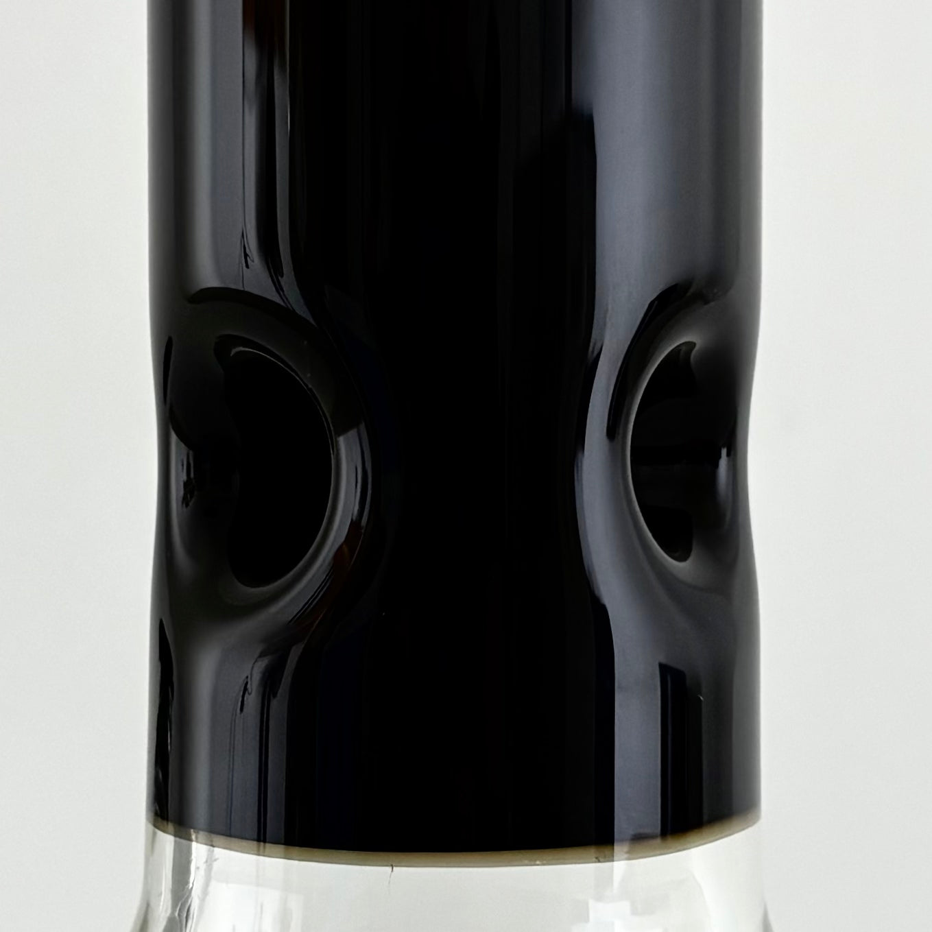 Wellcann | 14" Thickened Base Geometric Gold Beaker Glass Bong