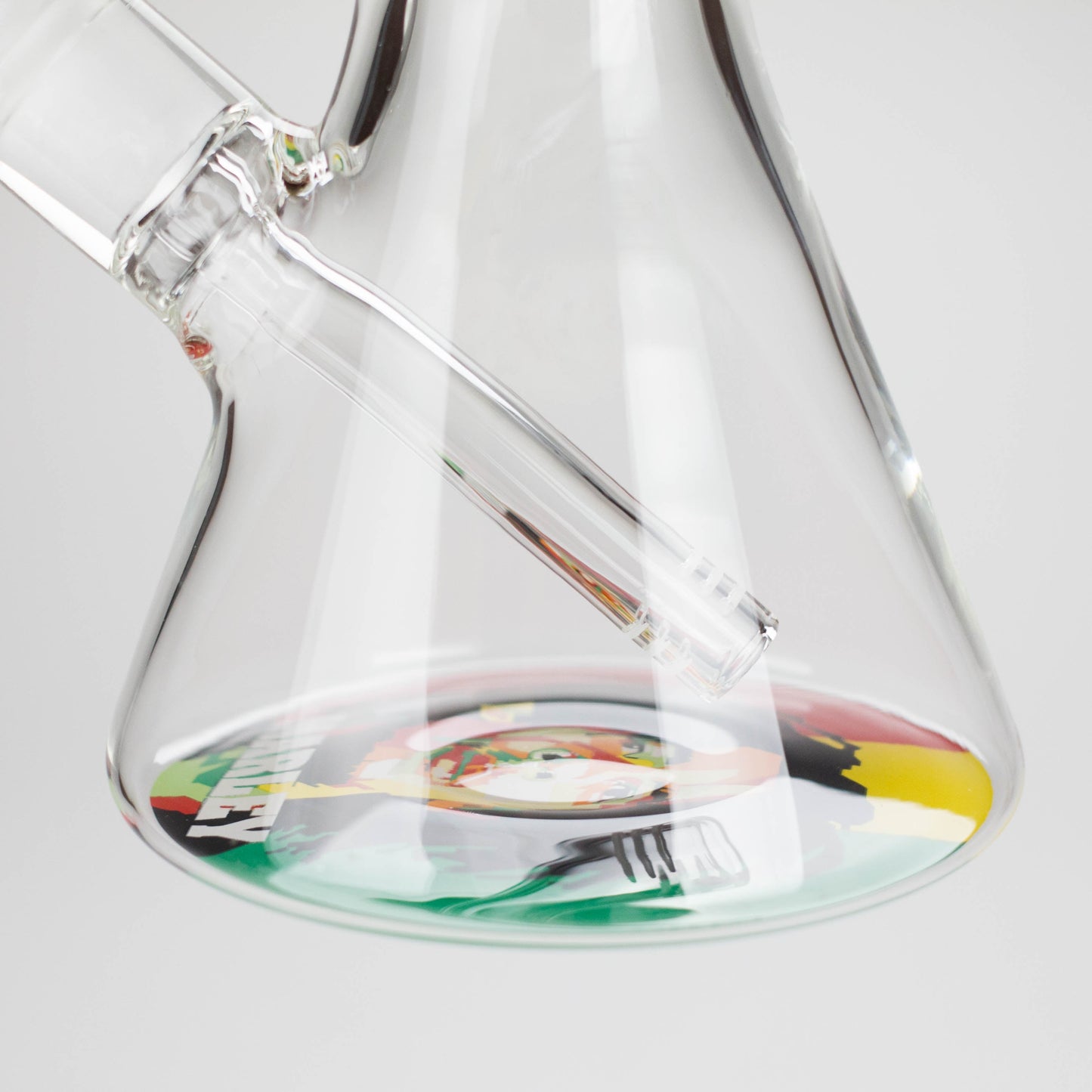 Z14" BM Design Glass Bong – 7mm Thick with Ice Catcher