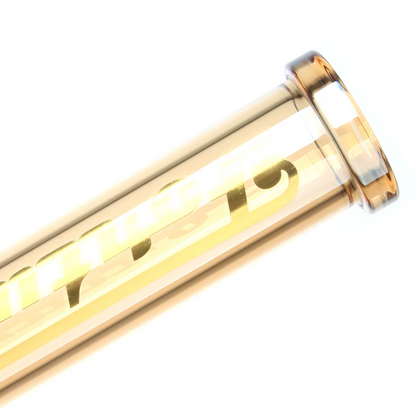 Fortune | 12" Hexagon Electroplated Barrel Base Glass Bong