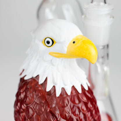 9" Eagle glass water bong
