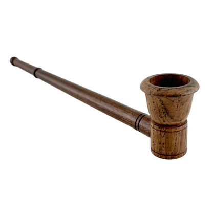 9" Wooden Pipe - Classic Long-Style Design - 2PCS
